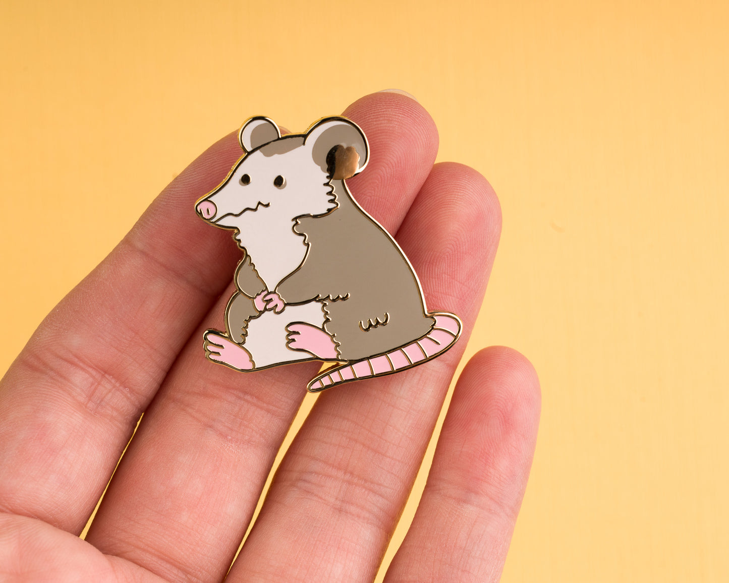 I promise I won't scream - Possum Enamel Pin
