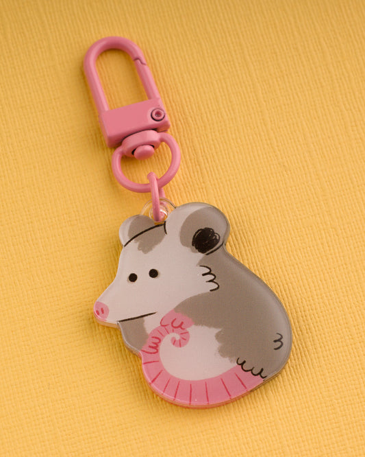Mini Possum - Acrylic Keychain
