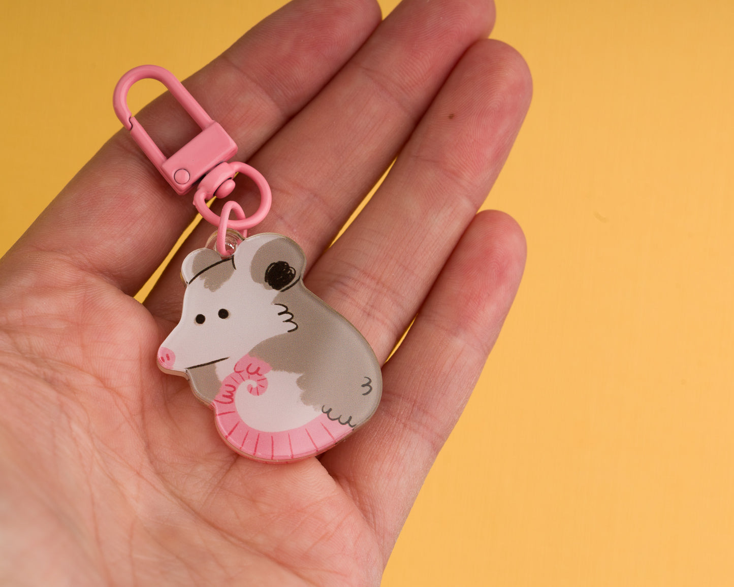Mini Possum - Acrylic Keychain
