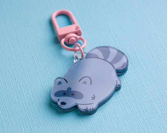 Mini Raccoon - Acrylic Keychain