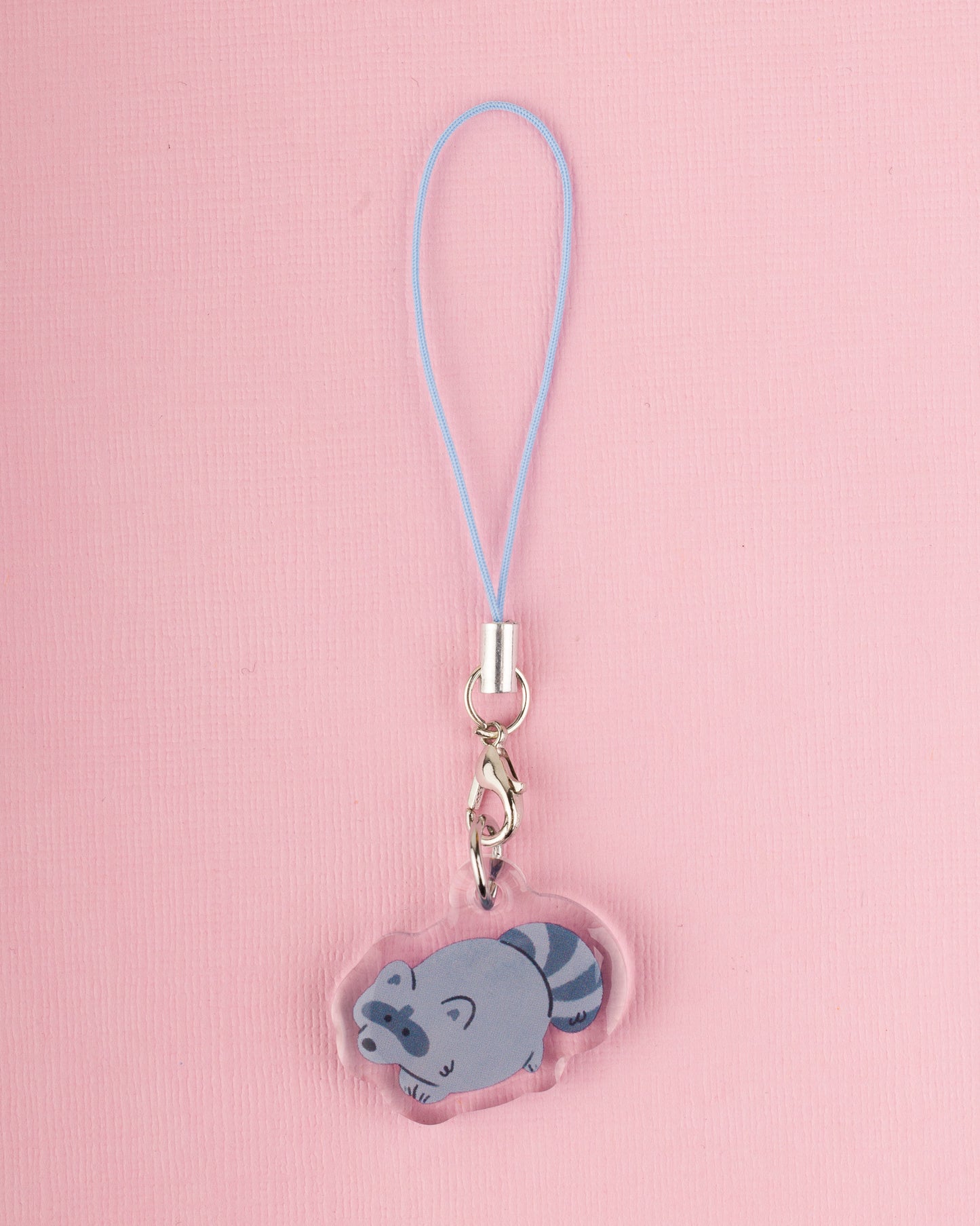 Raccoon - Acrylic Phone Charm