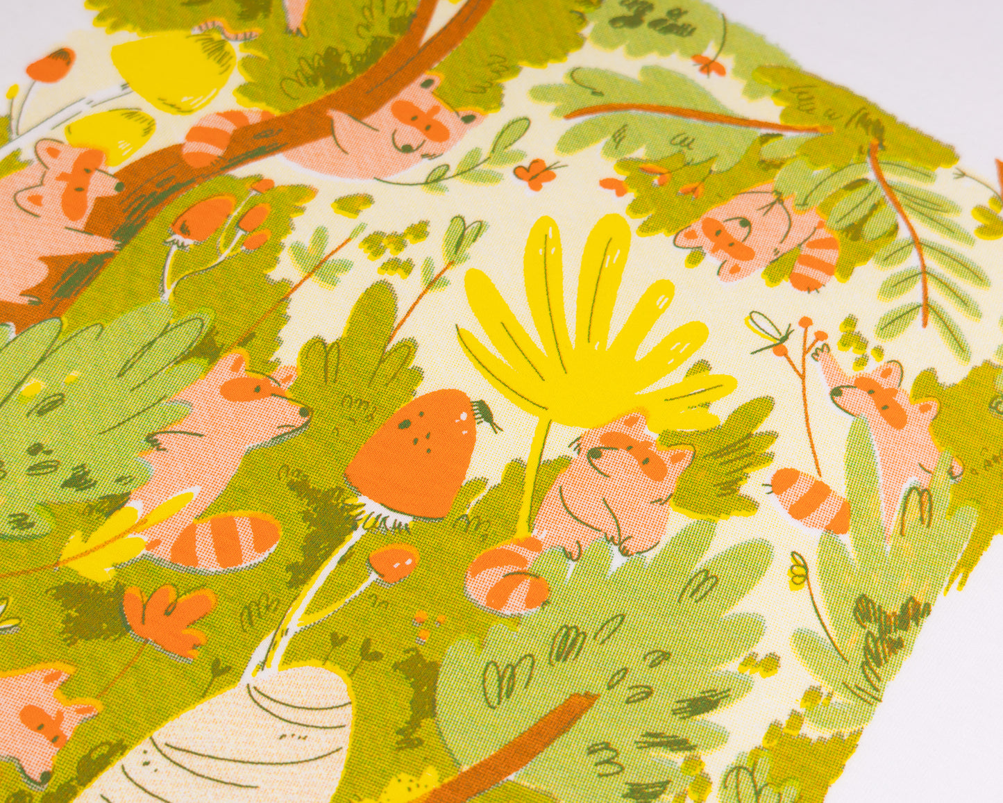 NEW VERSION The Secret Raccoon Forest - White T-shirt