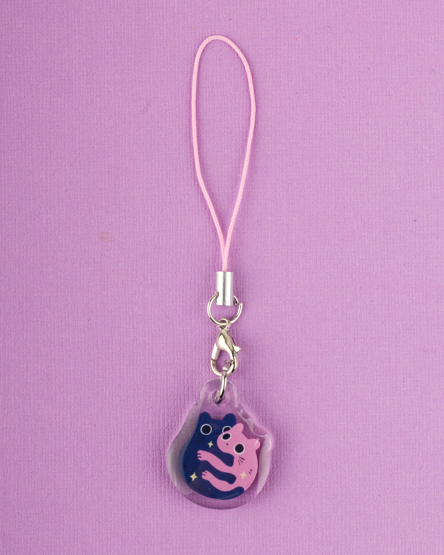 Snug Cats - Acrylic Phone Charm