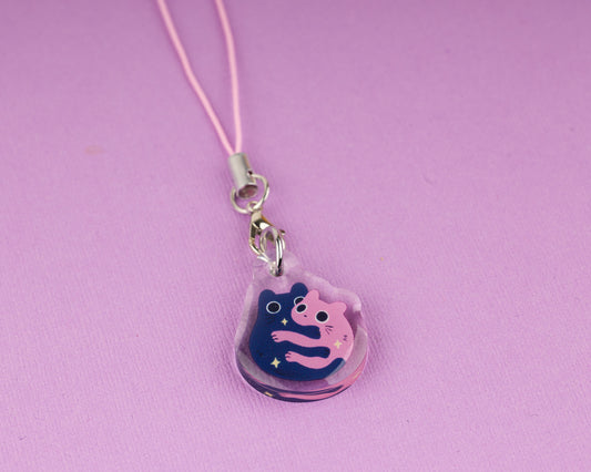Snug Cats - Acrylic Phone Charm