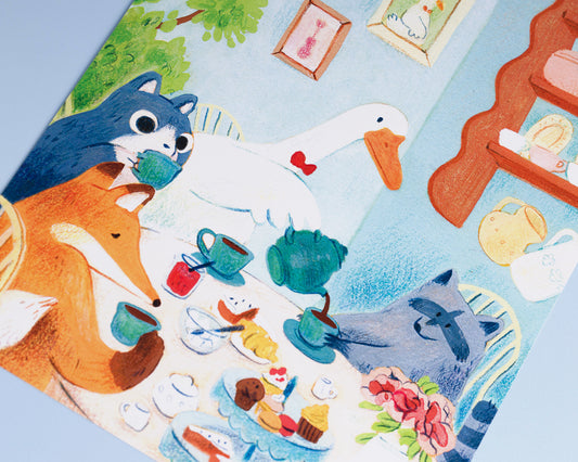 Tea Party - A5/A4 Art Print