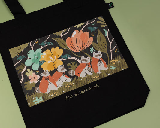 Into the Dark Woods - Cotton Tote Bag