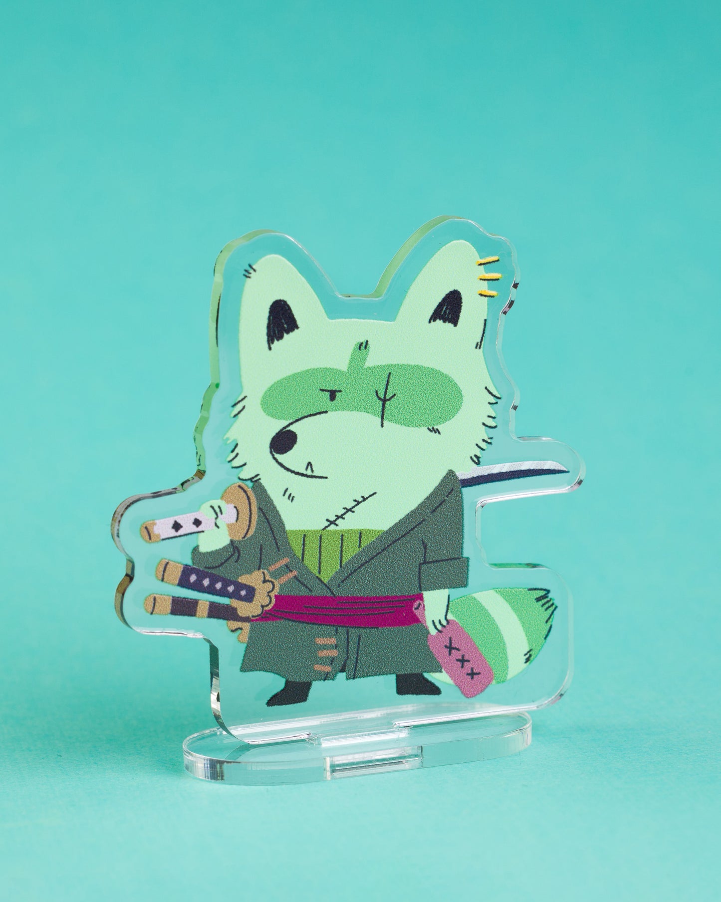 Swordsman - Raccoon Pirates Acrylic Standee