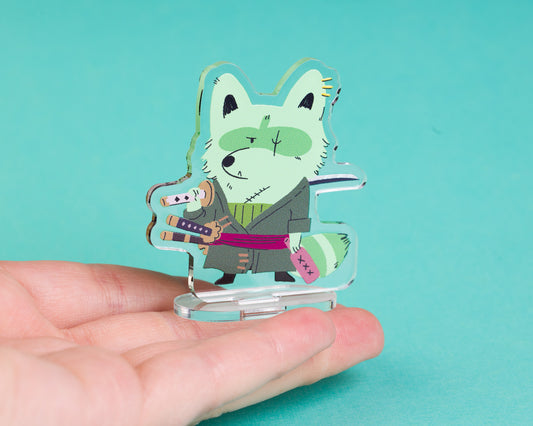 Swordsman - Raccoon Pirates Acrylic Standee