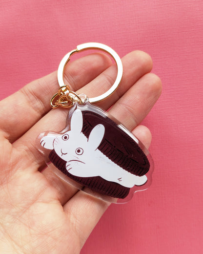 Bunny and Cookie - Acrylic Keychain