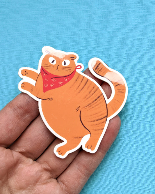 Bandana Cat - Vinyl Sticker