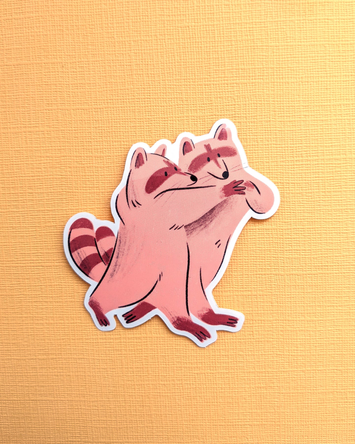 Tango Raccoons - Vinyl Sticker