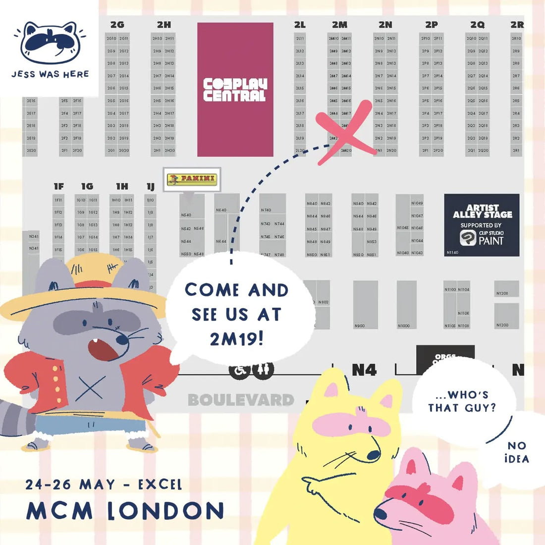 Find me at London MCM