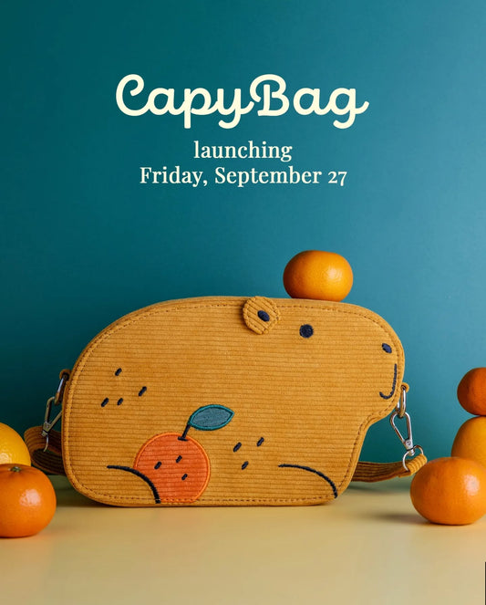 Capybara shaped bag launch!