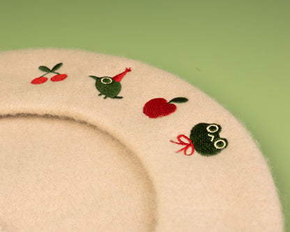 The Golden Orchard - Wool Beret