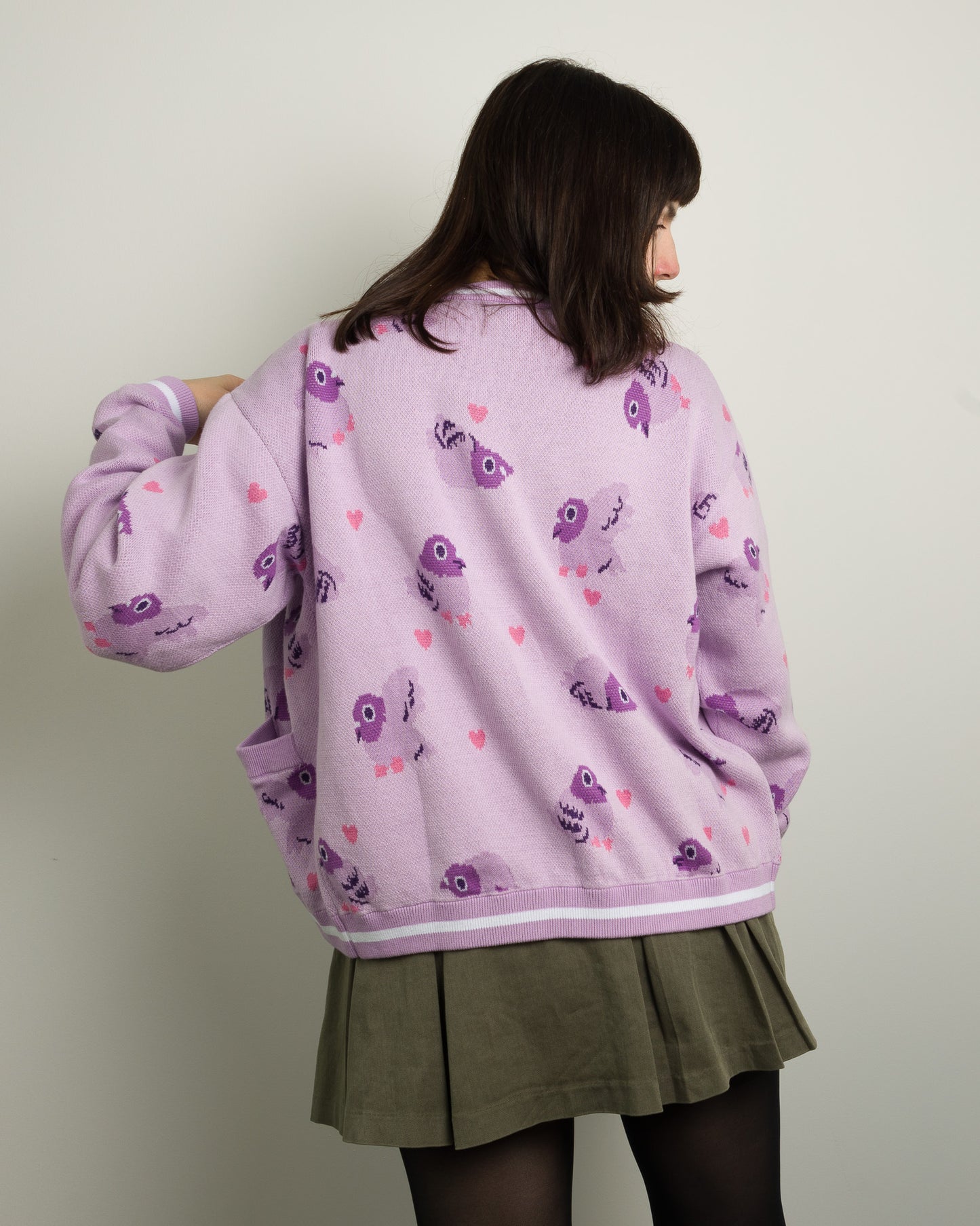 PREORDER Pigeons and Hearts - Cotton Knit Cardigan