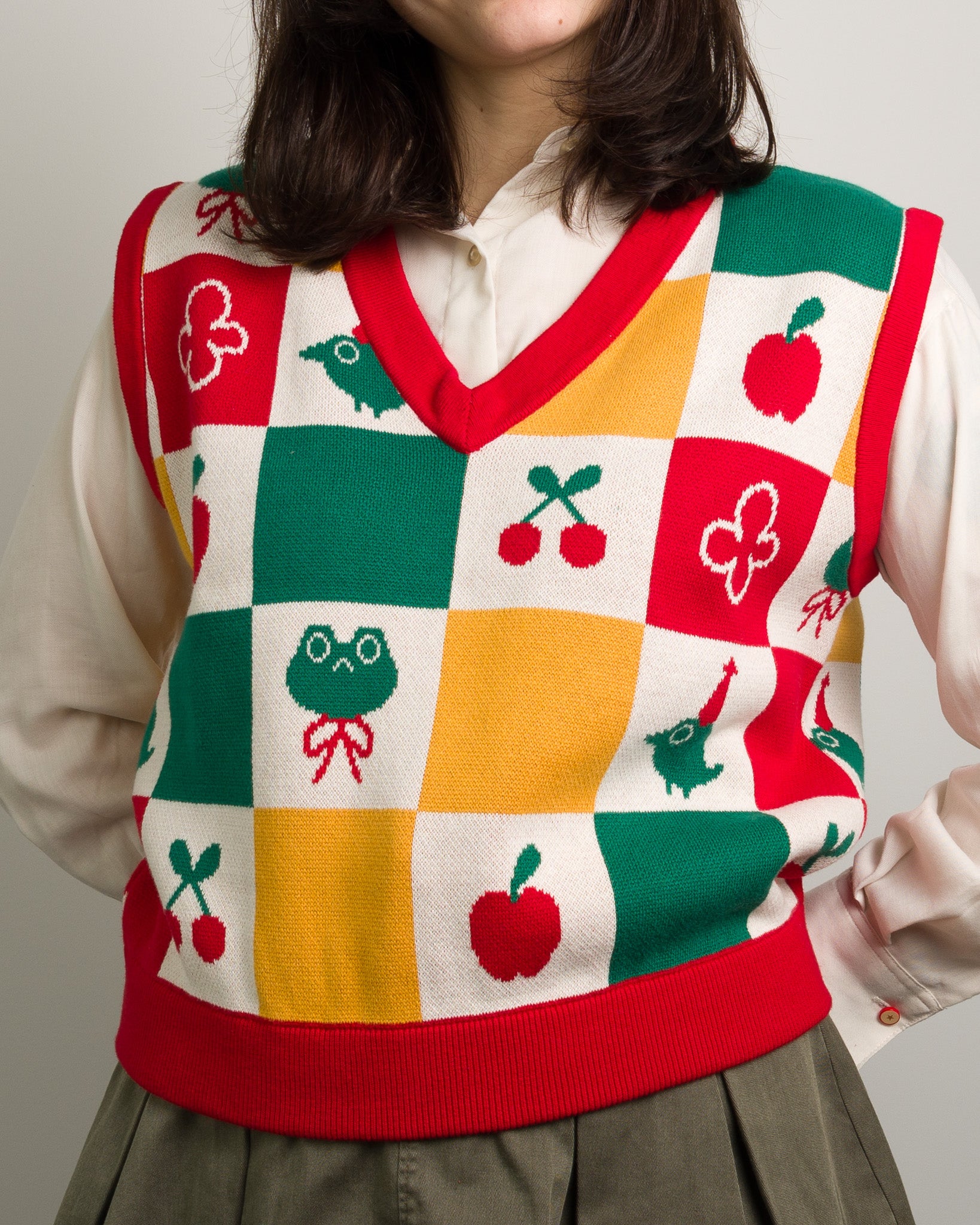 The Golden Orchard - Cotton Knit Vest
