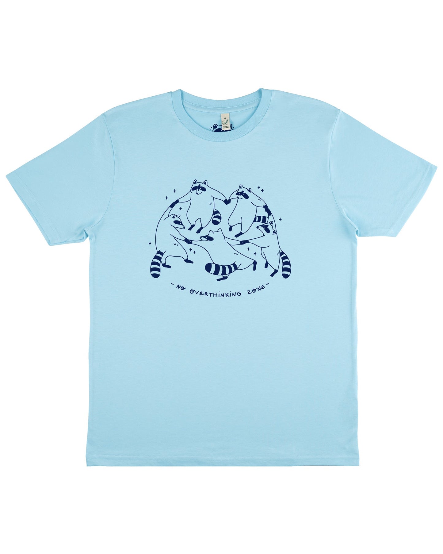Raccoon Dance - Light Blue T-shirt