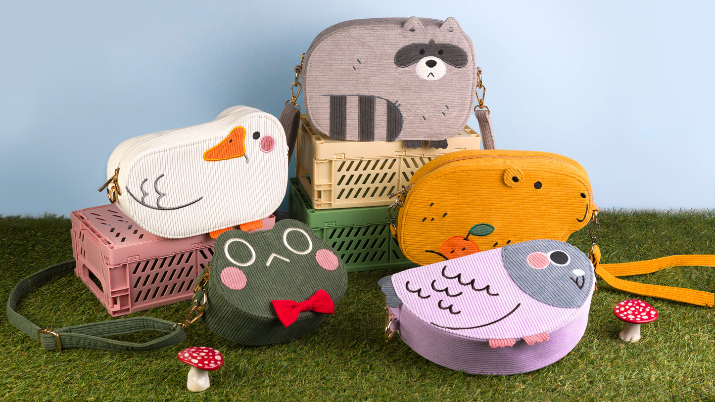 PREORDER Mini Frog - Corduroy Crossbody bag