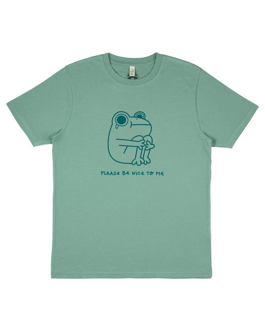 Please Be Nice to Me - Sage T-shirt