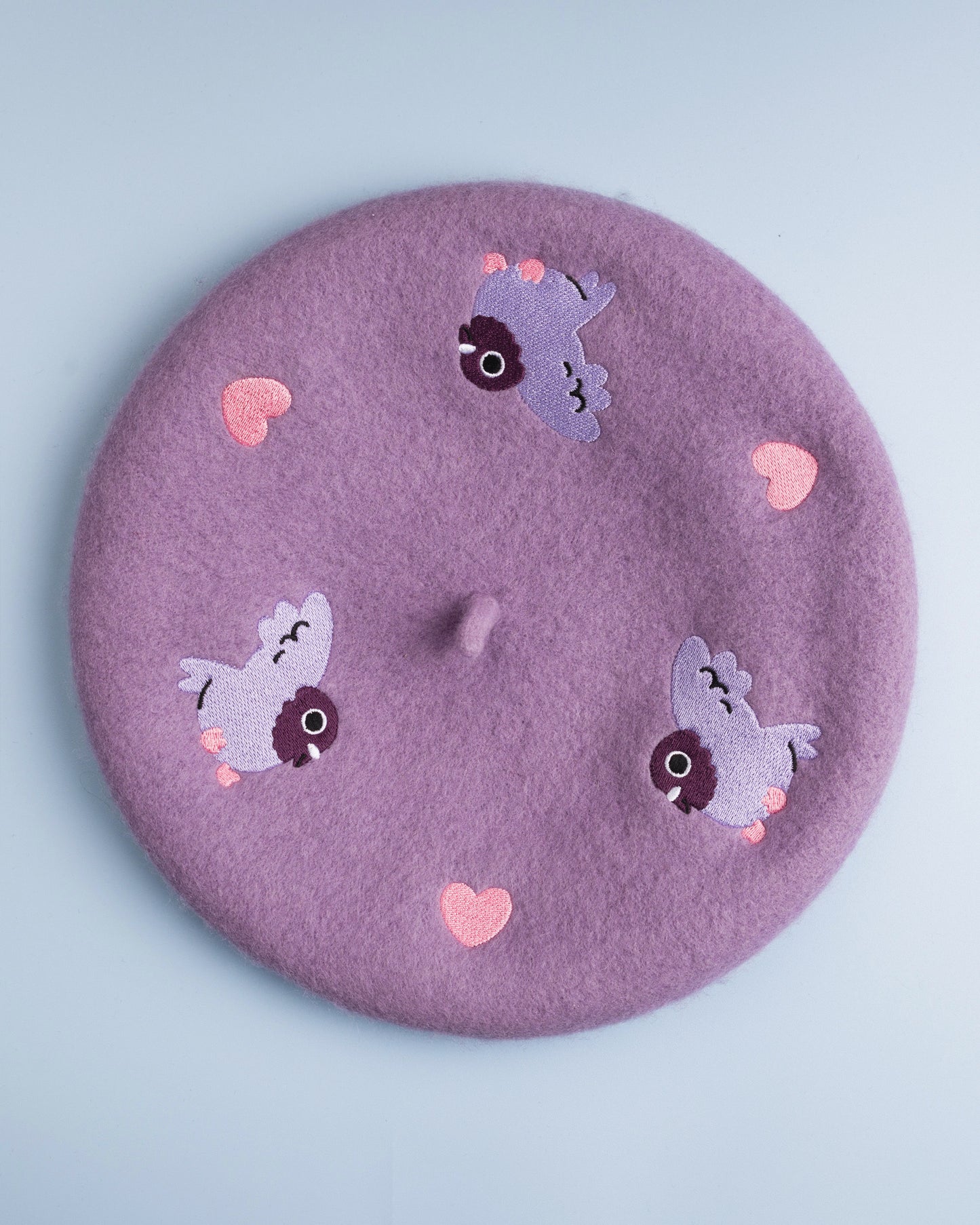 Pigeons and Hearts - Wool Beret