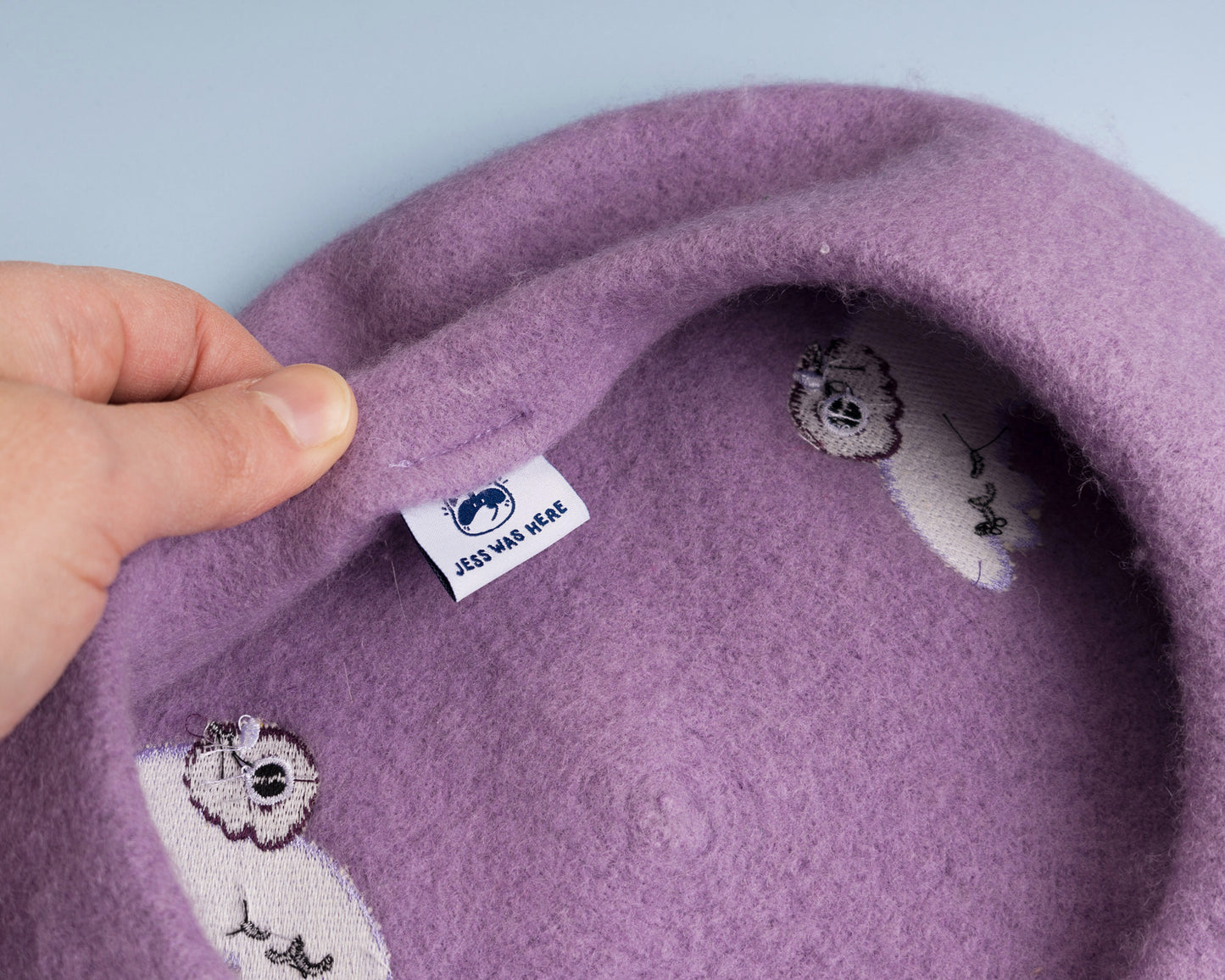 Pigeons and Hearts - Wool Beret