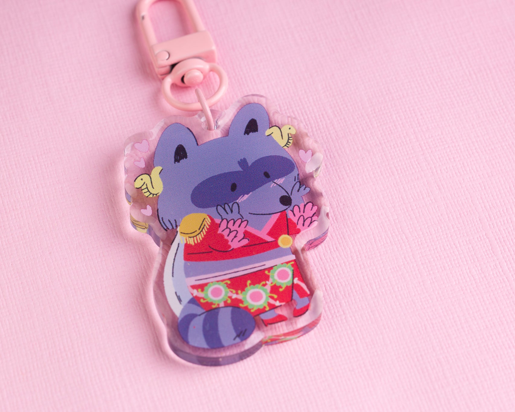 Snake - Raccoon Pirates Acrylic Keychain
