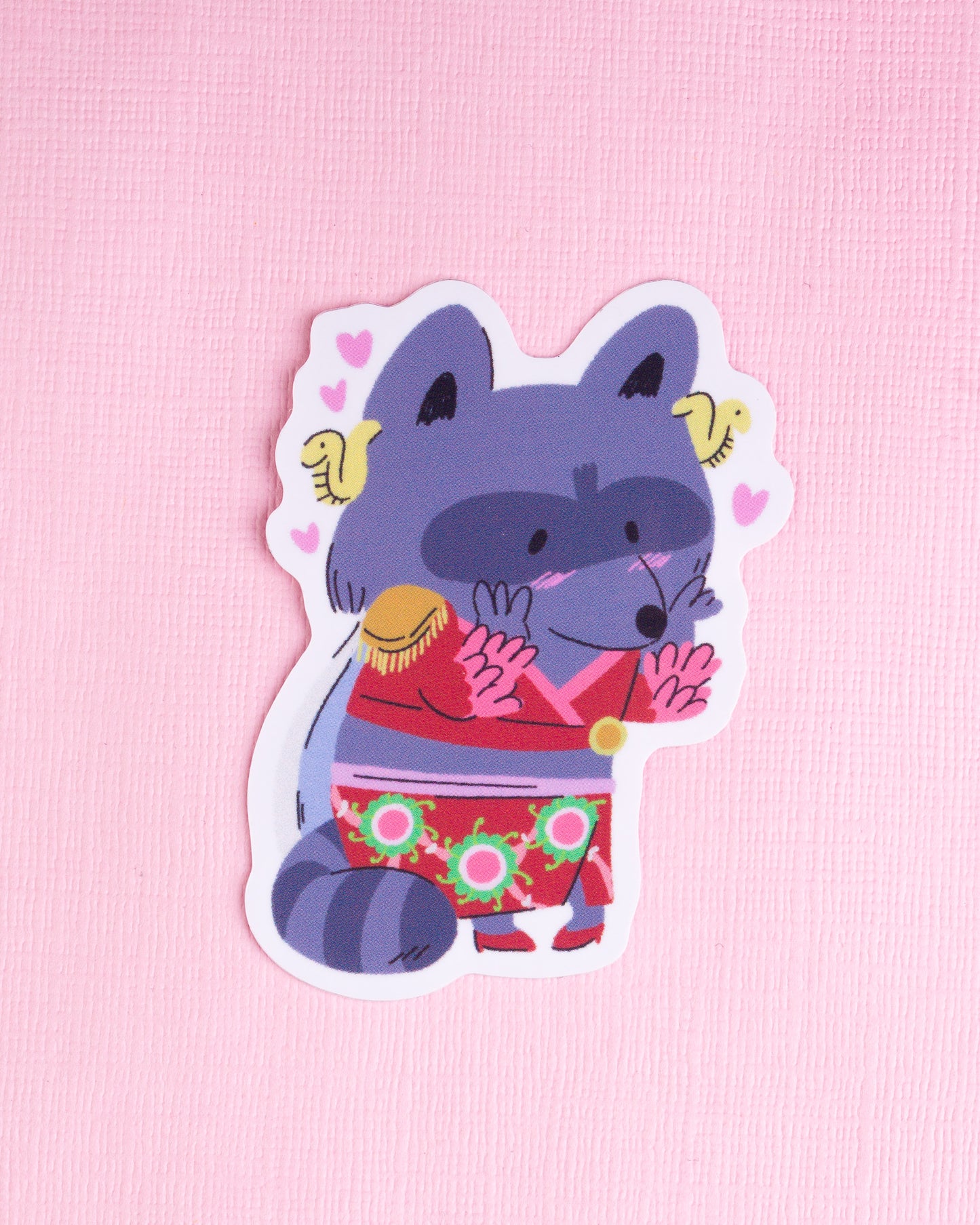 Snake - Raccoon Pirates Vinyl Sticker