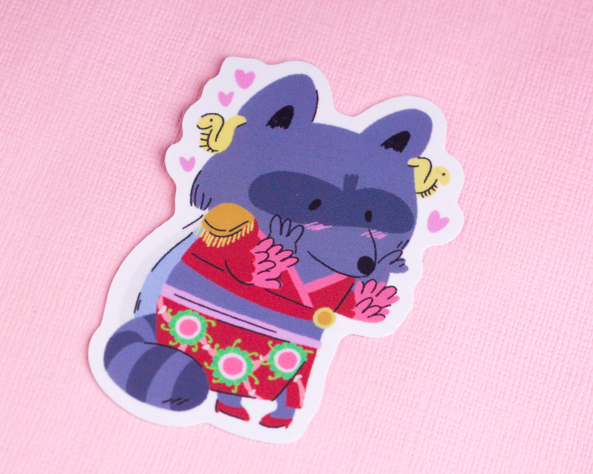 Snake - Raccoon Pirates Vinyl Sticker