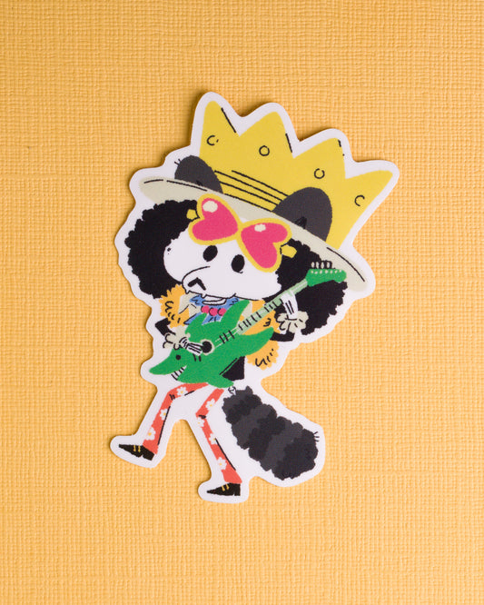 Skull - Raccoon Pirates Vinyl Sticker