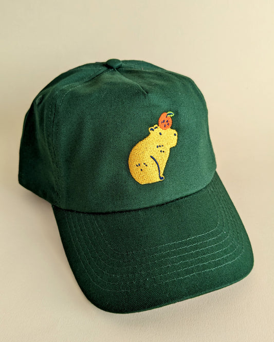 Capybara - Green Cap
