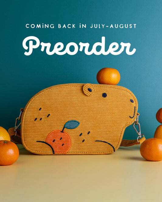 PREORDER Capybag - Corduroy Crossbody bag