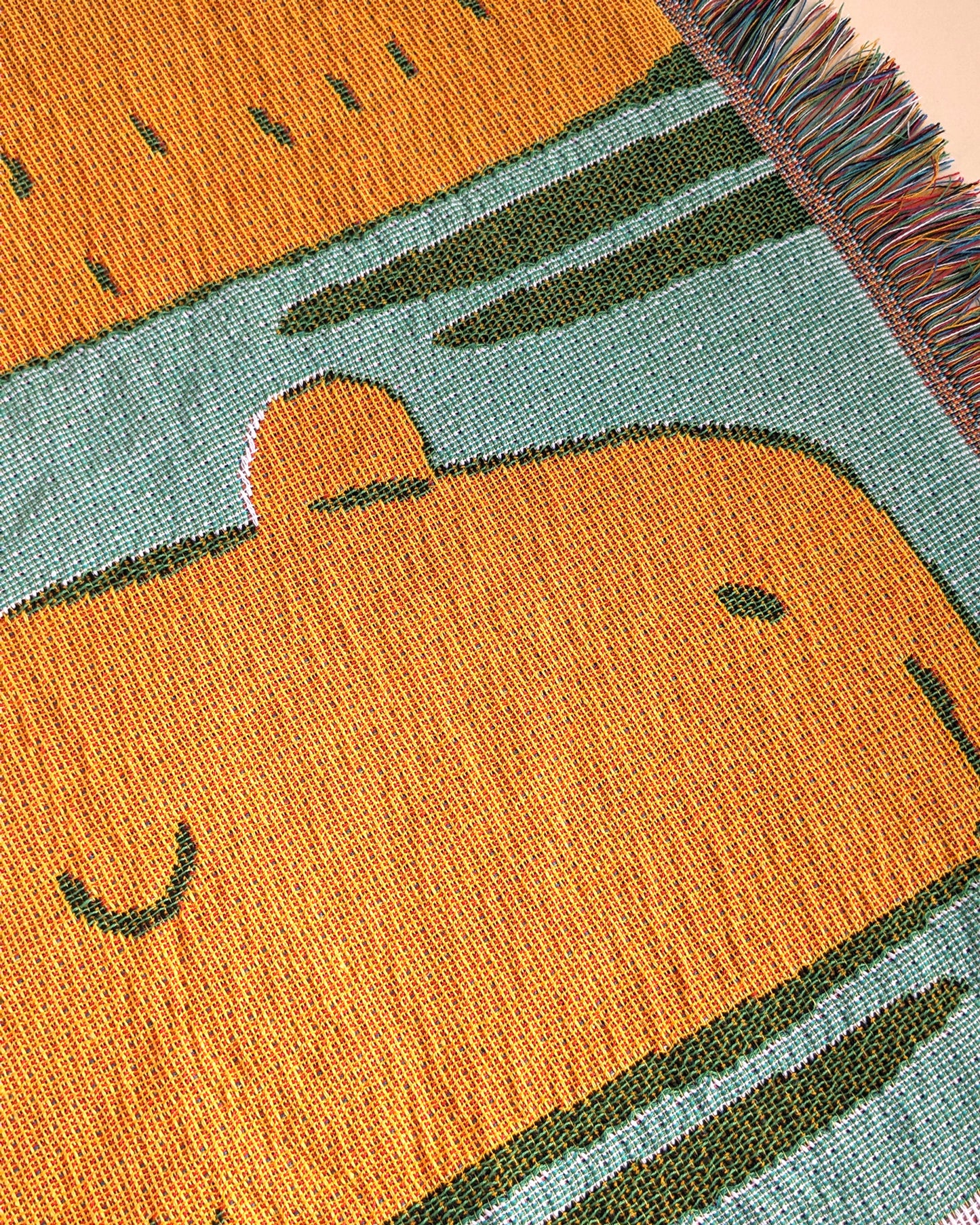 Capybaras and Oranges - Tapestry Throw Blanket