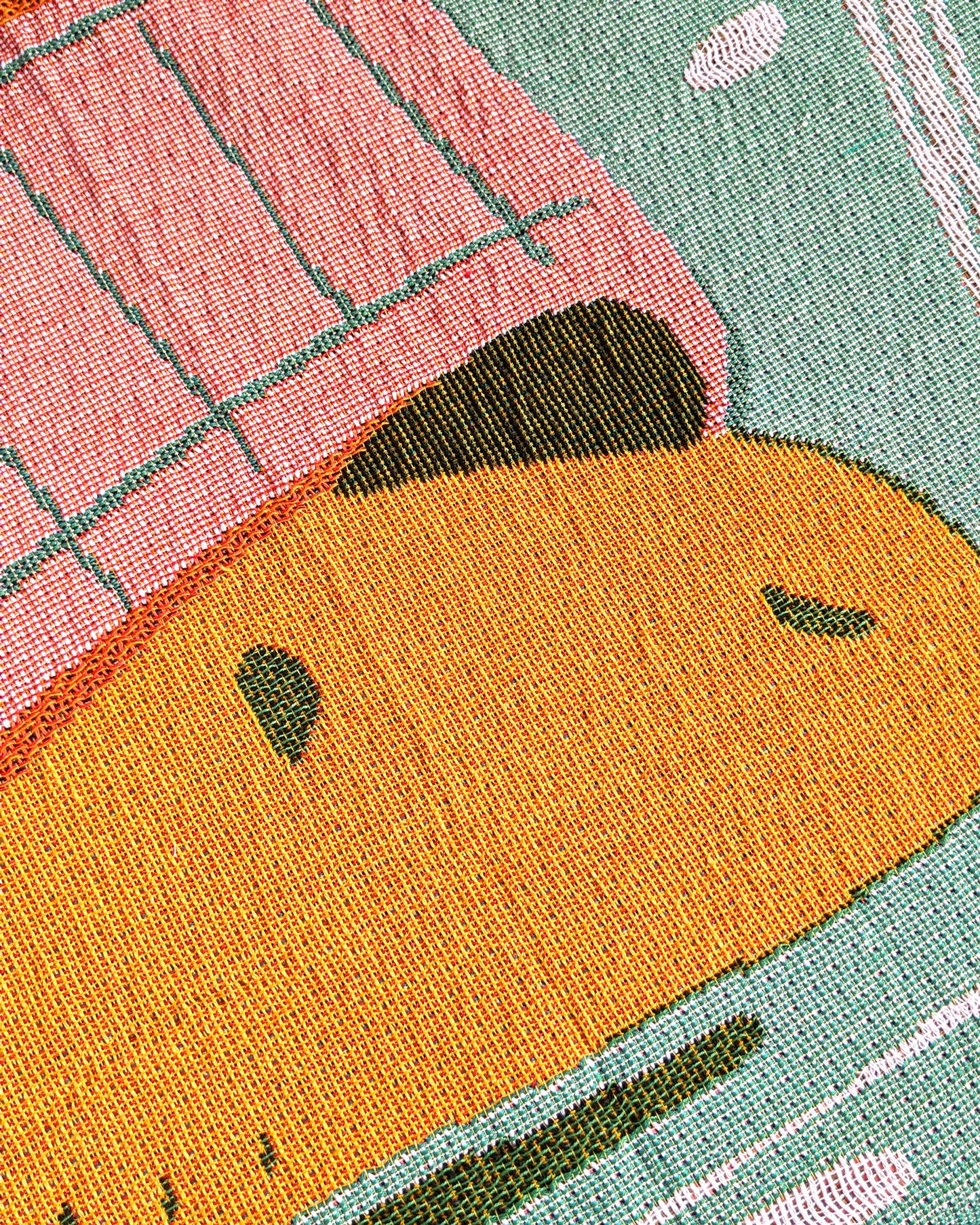 Capybaras and Oranges - Tapestry Throw Blanket