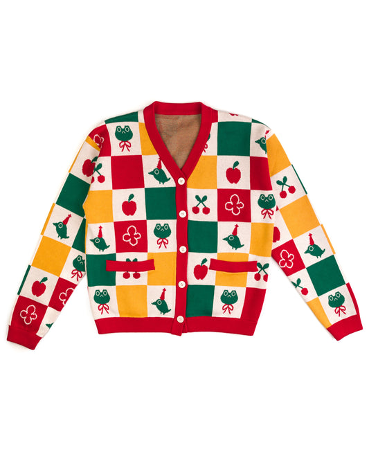 The Golden Orchard - Cotton Knit Cardigan