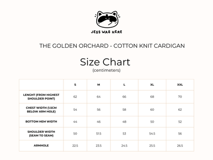 PREORDER The Golden Orchard - Cotton Knit Cardigan