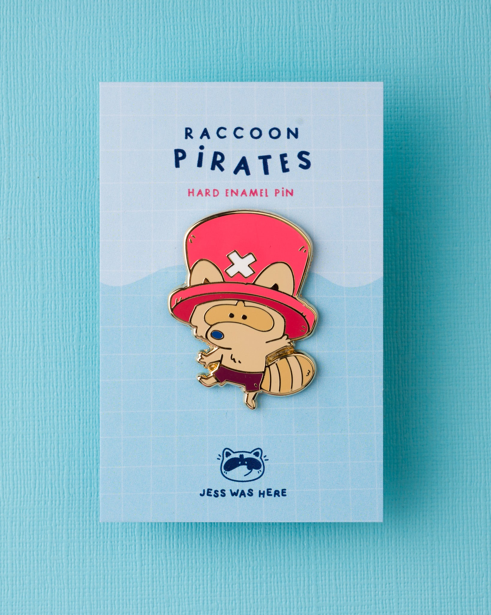 Tanuki Doctor - Raccoon Pirates Enamel Pin