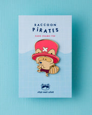 Tanuki Doctor - Raccoon Pirates Enamel Pin