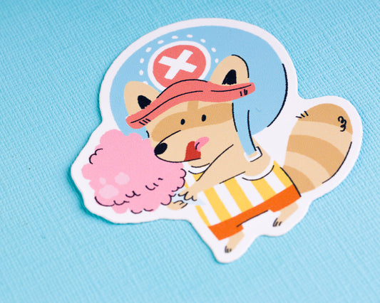 PREORDER Tanuki Doctor - Raccoon Pirates Vinyl Sticker