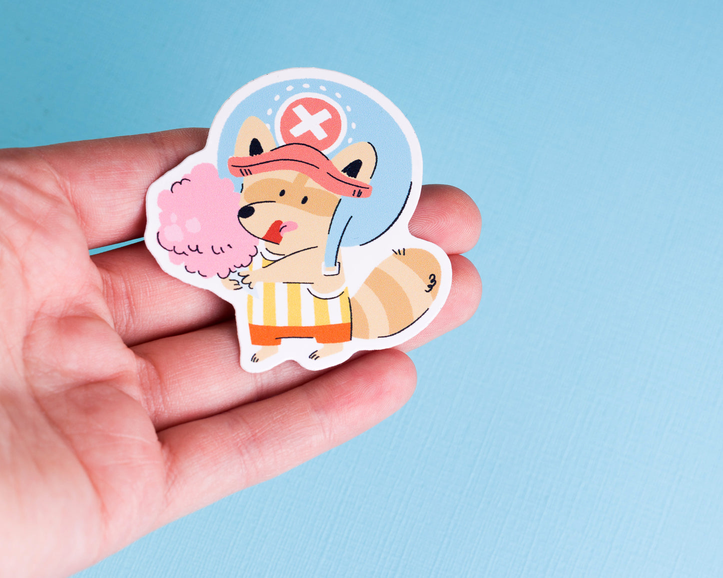 PREORDER Tanuki Doctor - Raccoon Pirates Vinyl Sticker