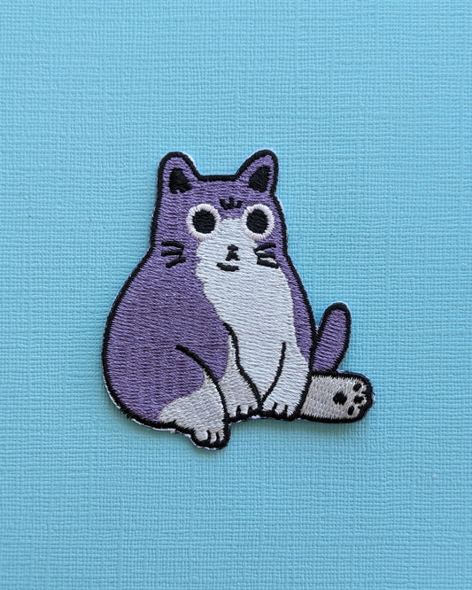 Chubby Cat - Embroidered Patch