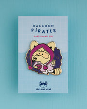 Corasan - Raccoon Pirates Enamel Pin