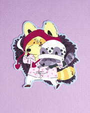 Corasan - Raccoon Pirates Vinyl Sticker