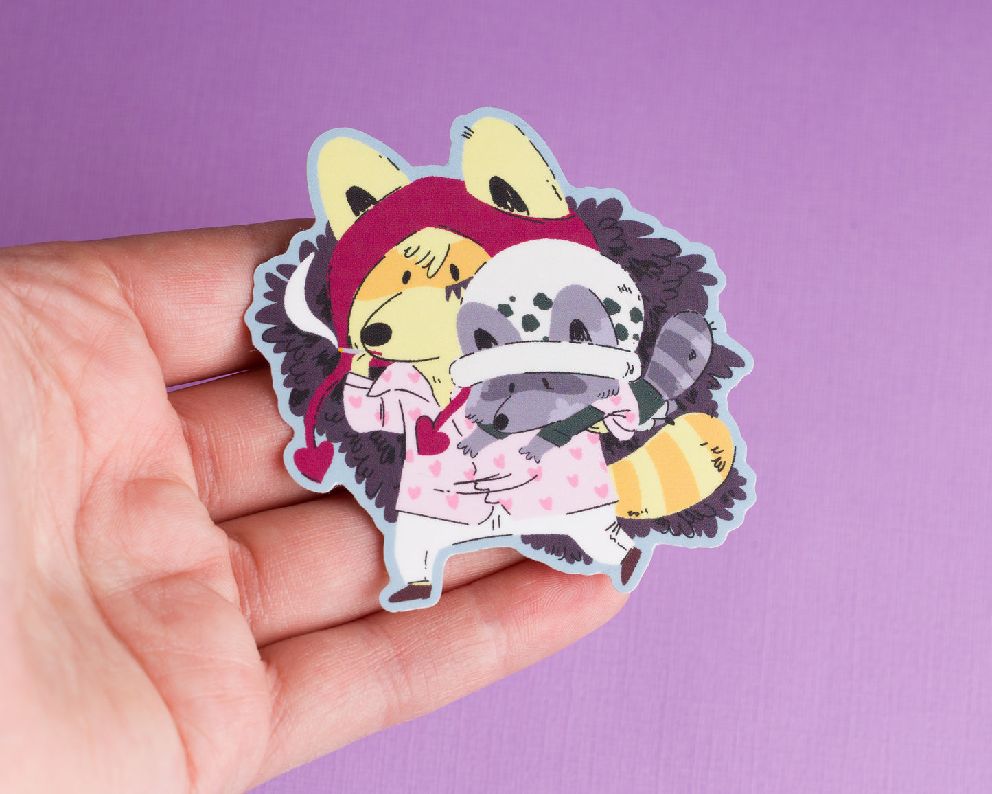 Corasan - Raccoon Pirates Vinyl Sticker