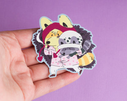 Corasan - Raccoon Pirates Vinyl Sticker