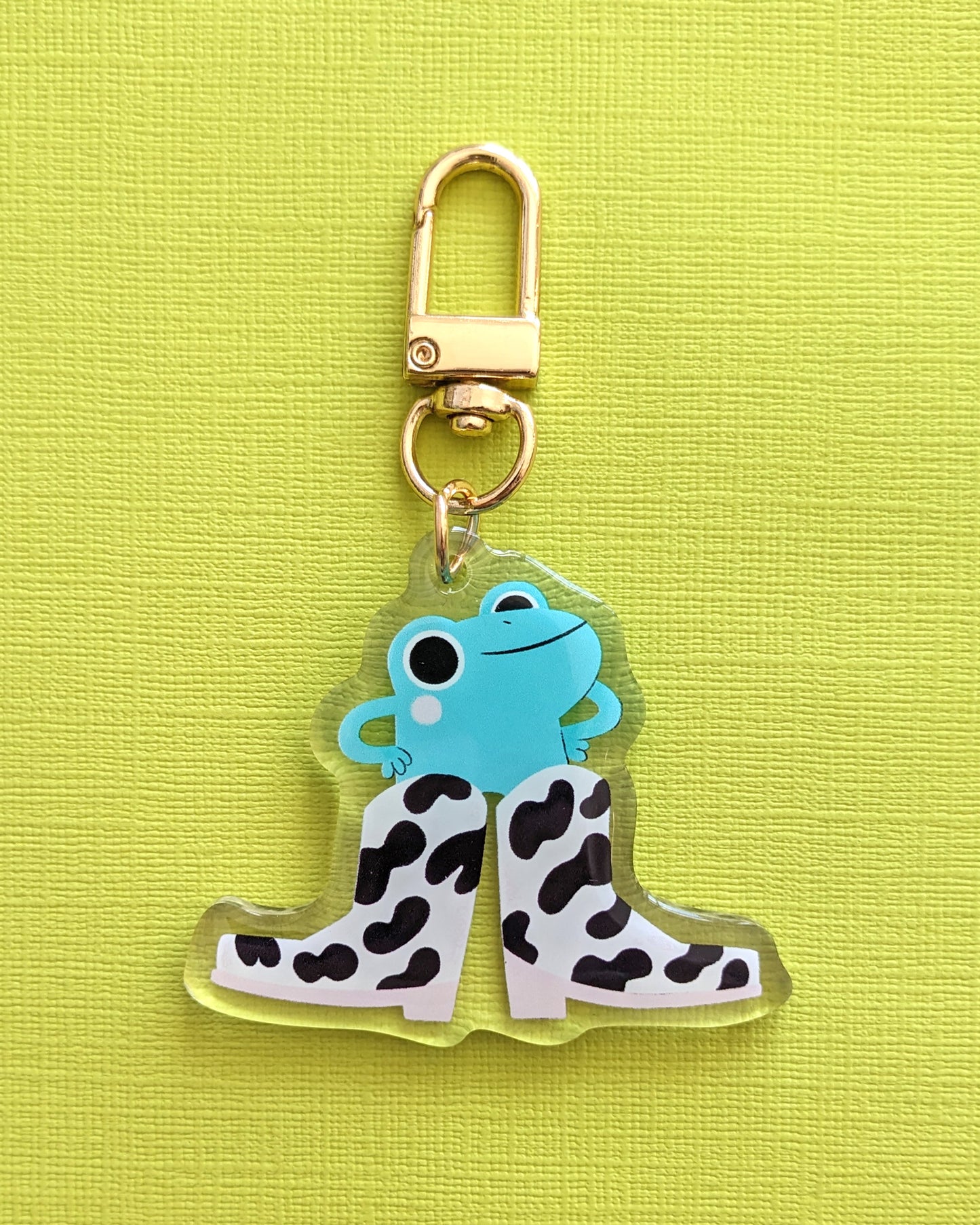 Cowboy Frog - Acrylic Keychain