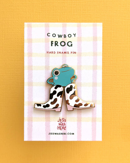 Cowboy Frog - Enamel Pin