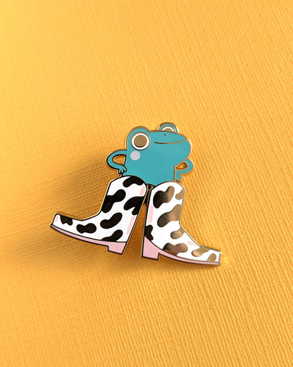 Cowboy Frog - Enamel Pin