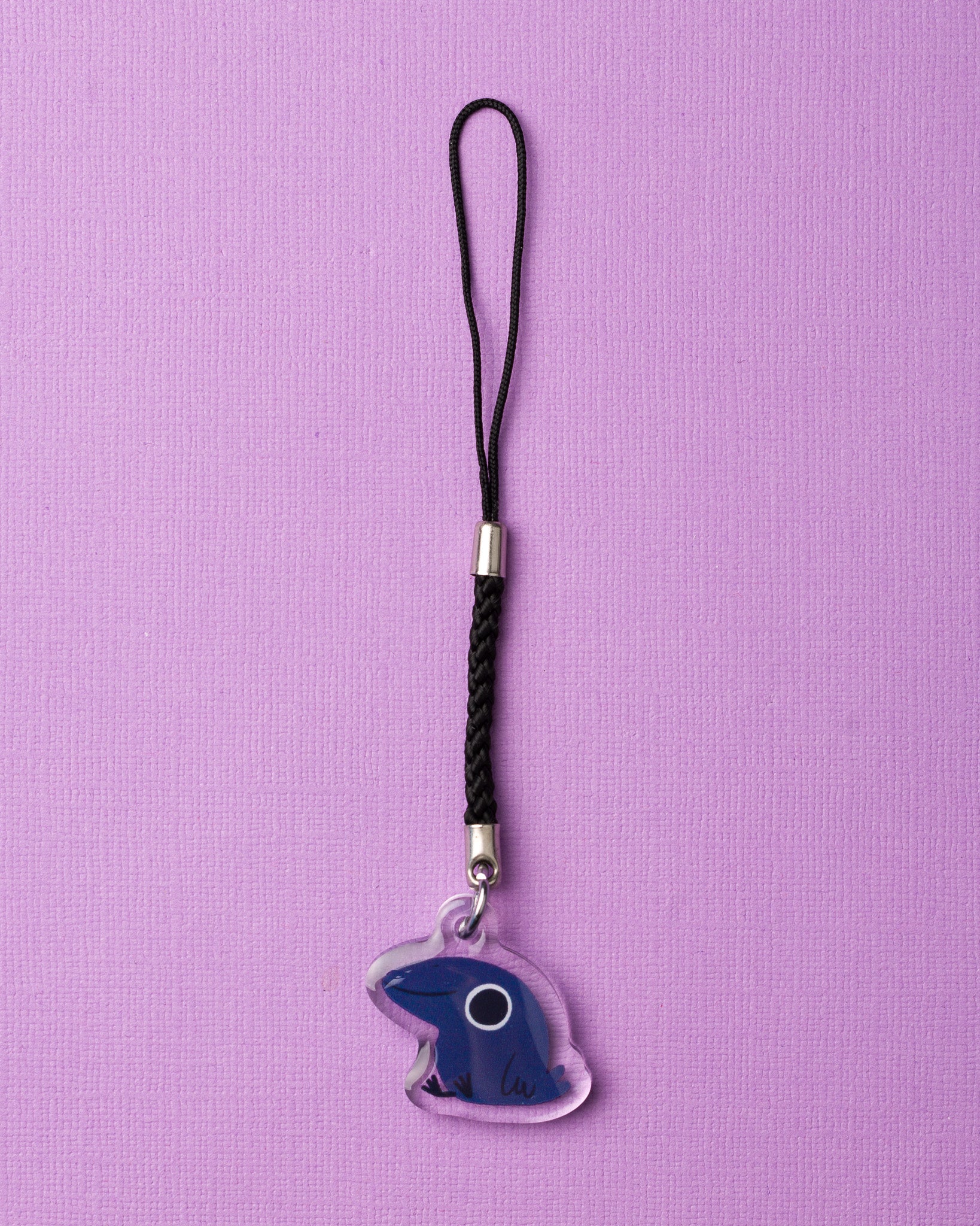 Mini Crow - Acrylic Phone Charm