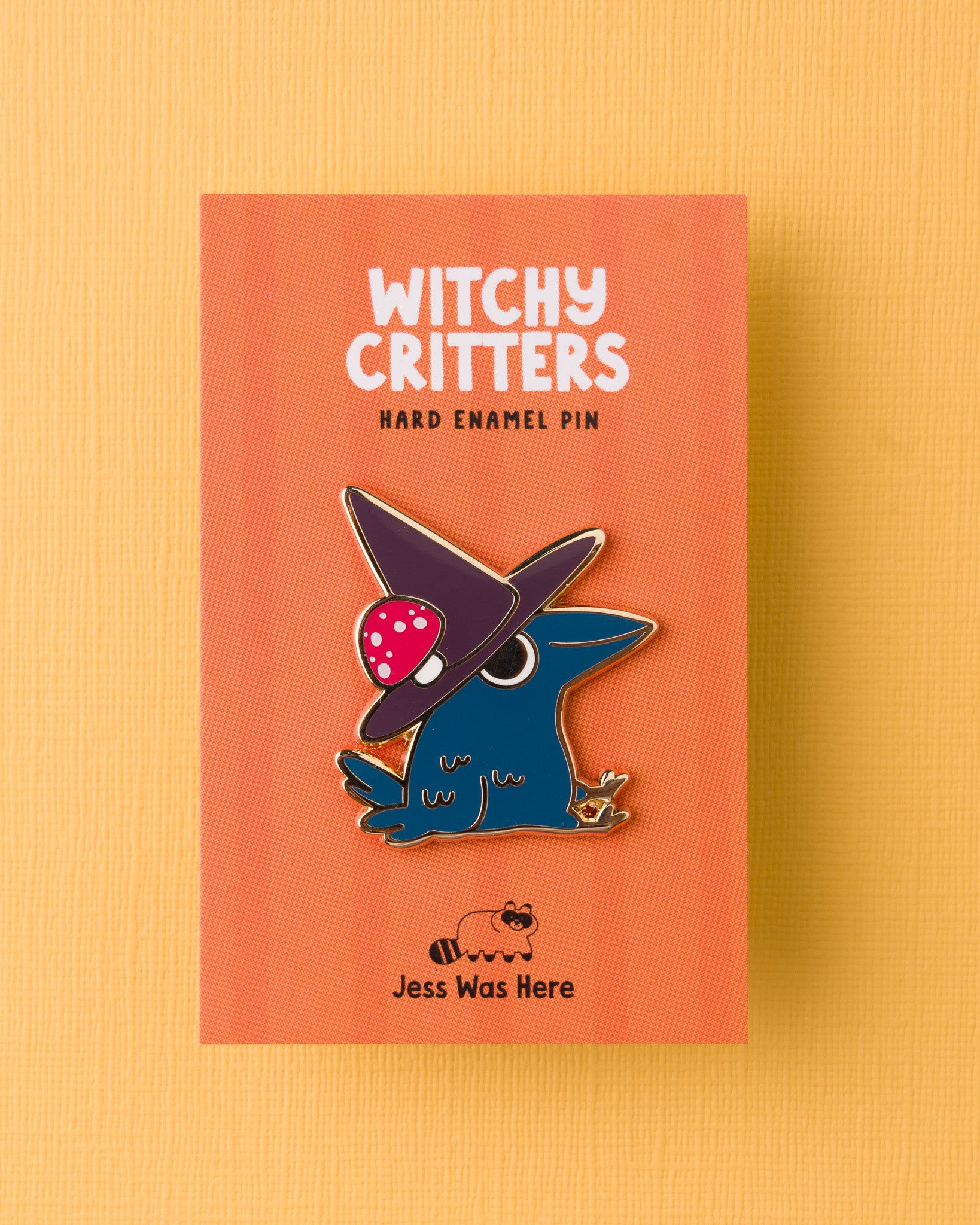Crow with a Hat - Enamel Pin