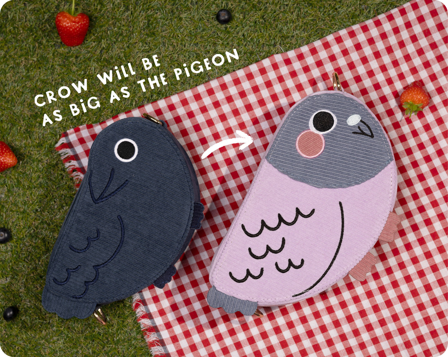 PREORDER Crow - Corduroy Crossbody bag